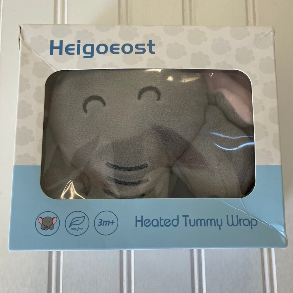 NEW NIB Heigoeost Heated Tummy Wrap Babies Gas Relief Colic Gift Baby Shower‎